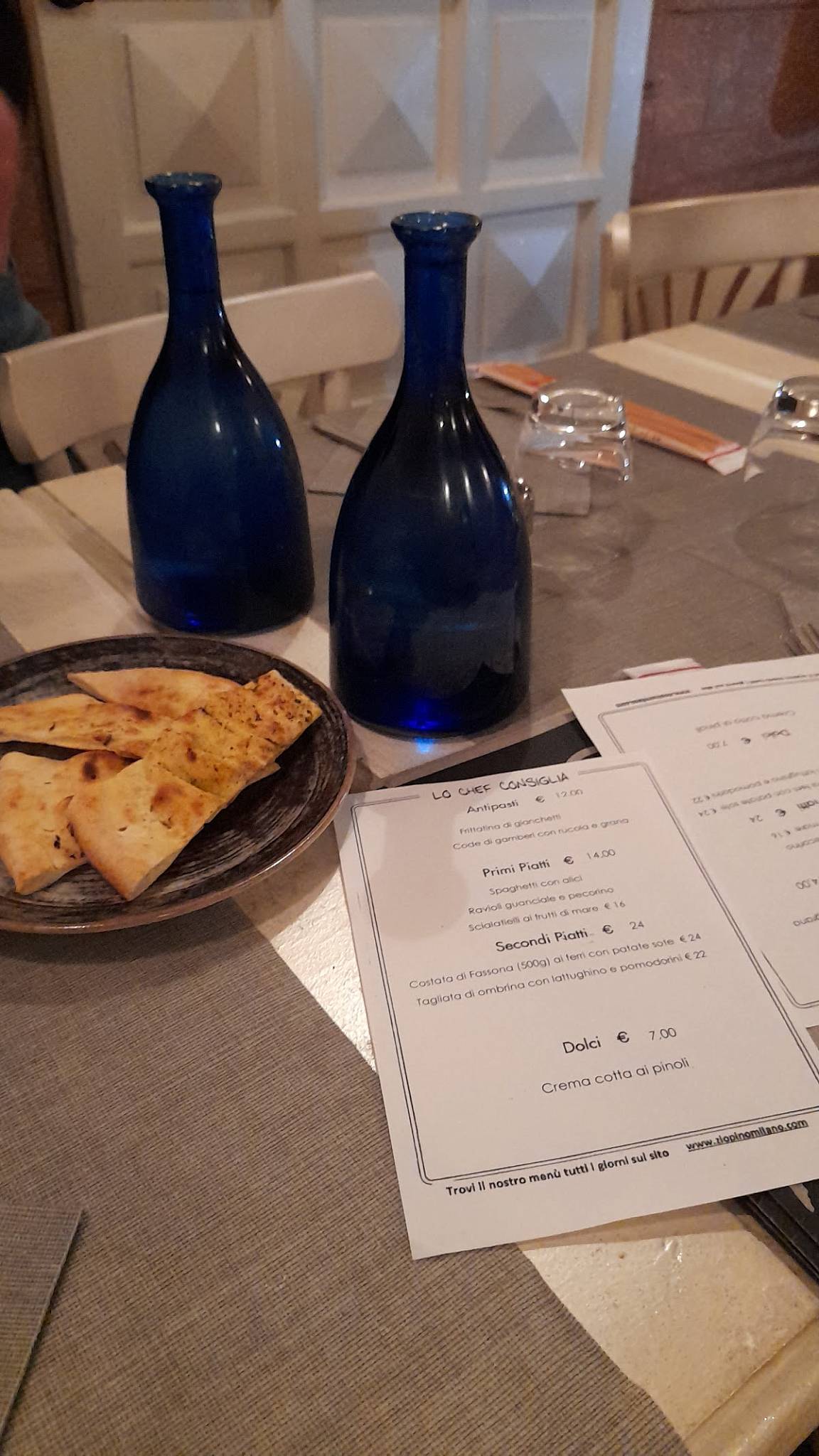 Menu di Zio Pino Milano 