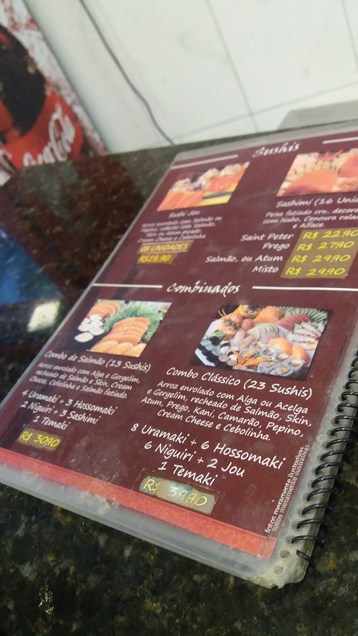 Restaurante Japonês - SENSEI MIX BRASIL cardápio