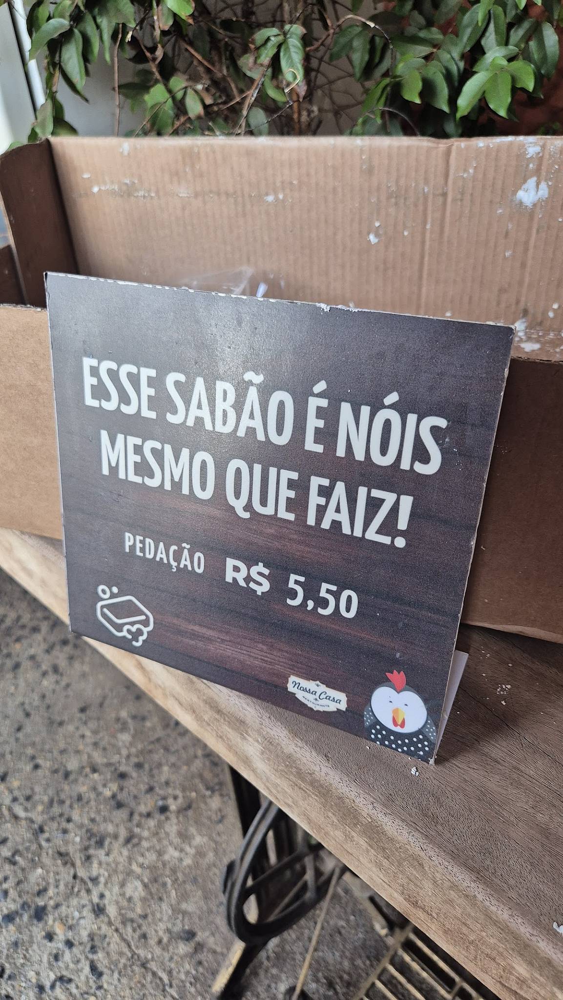 Restaurante Nossa Casa cardápio