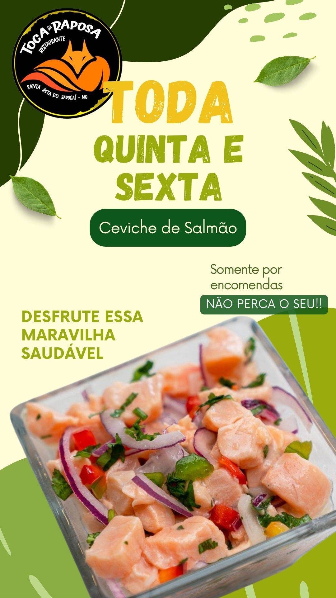 Restaurante Toca da Raposa cardápio