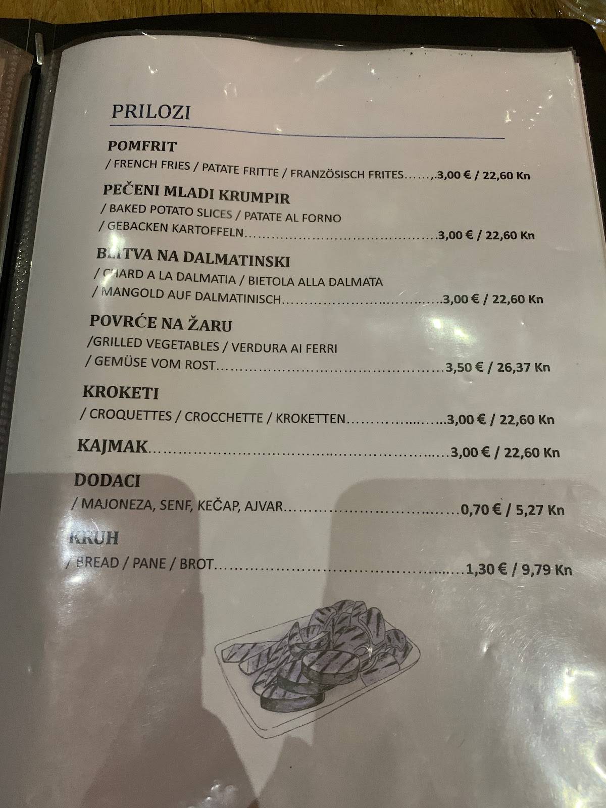 Menu di Restoran Bonaca 