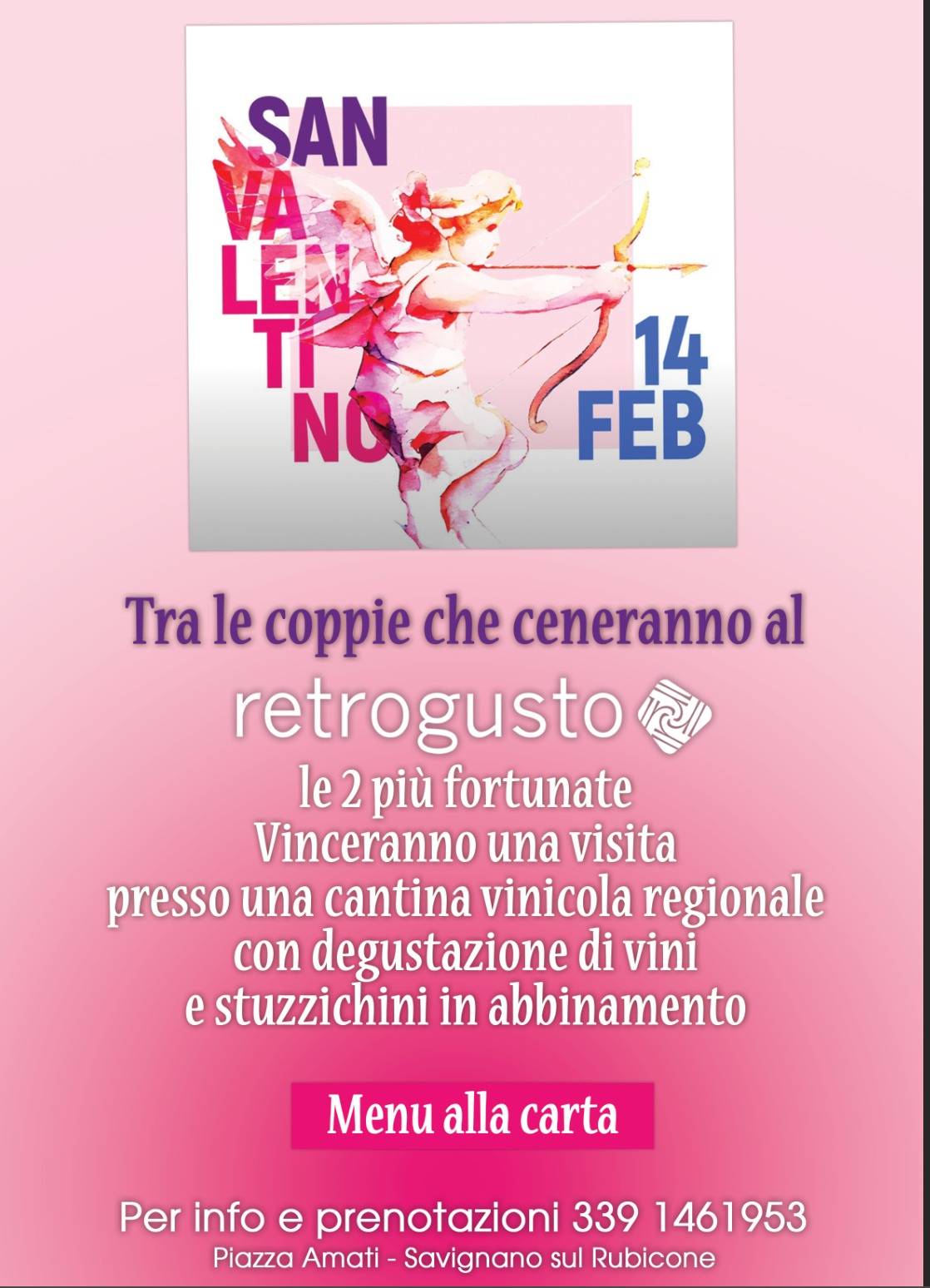 Menu di Retrogusto Enoteca 