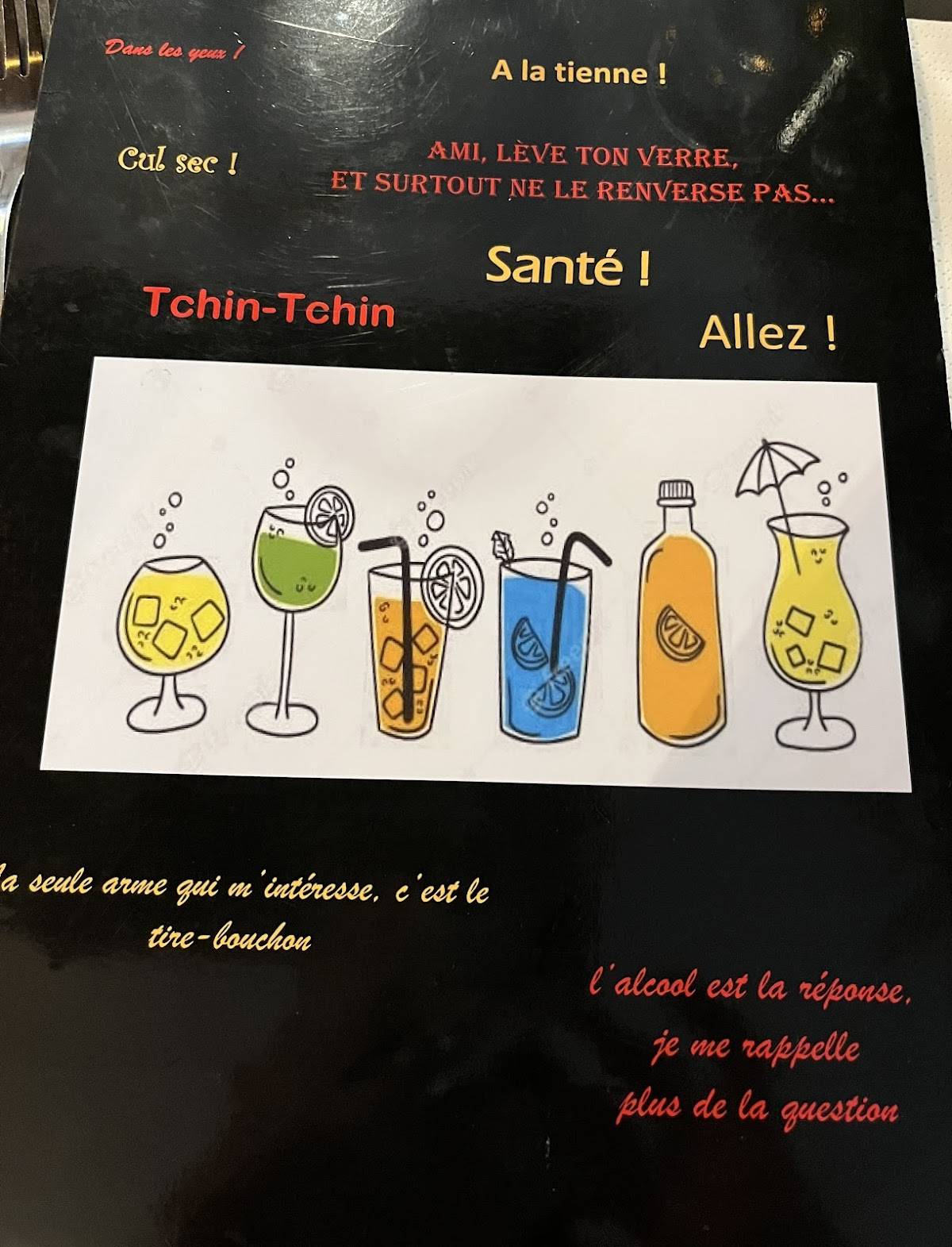 Menu de Revatom