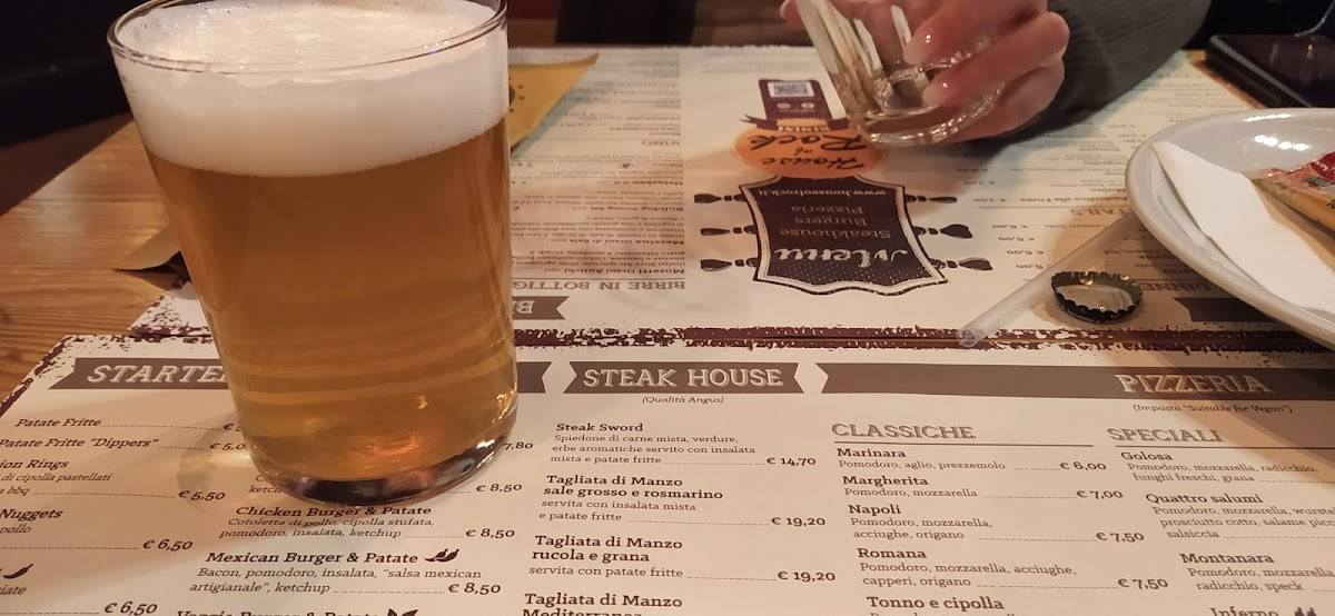 Menu di House of Rock 