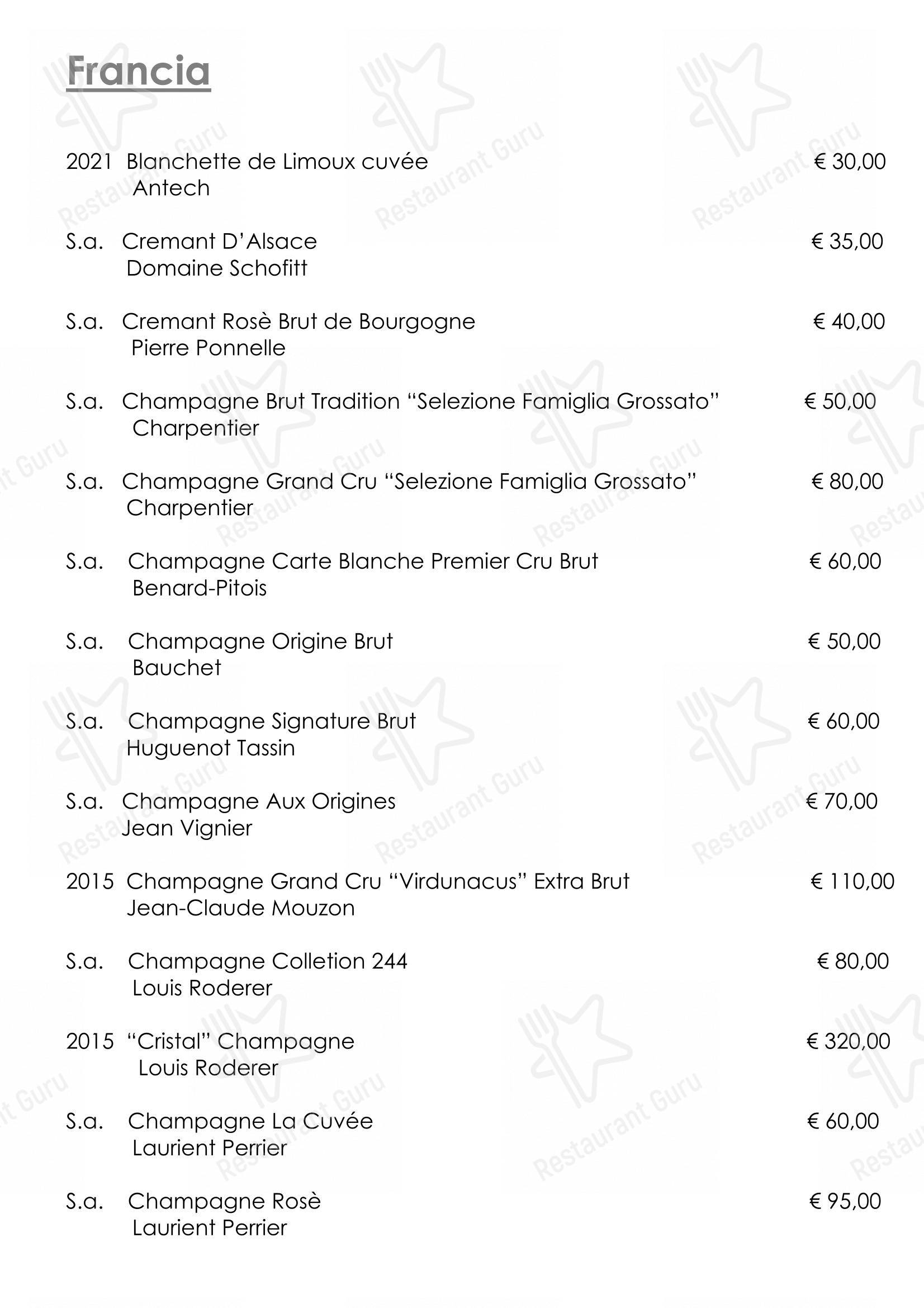 Menu di Ristorante “Al Monte” - Menu