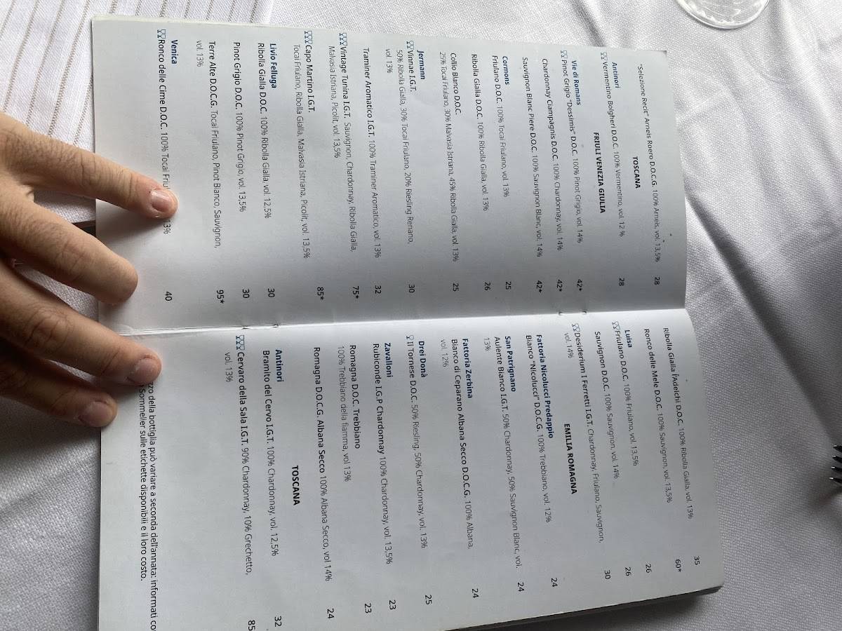 Menu di Al Pirata 