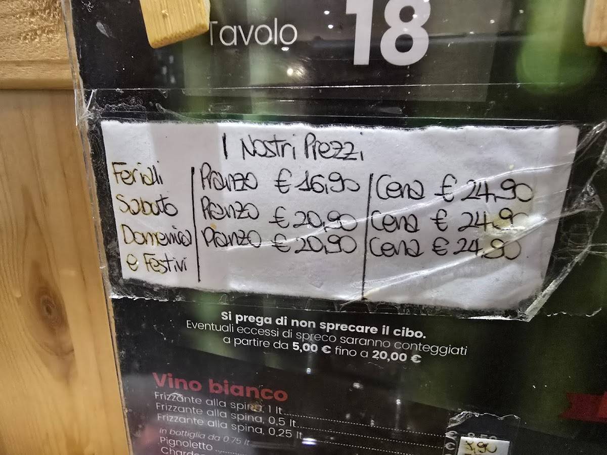 Menu di Ristorante Bambù Grill Sushi & Wok 