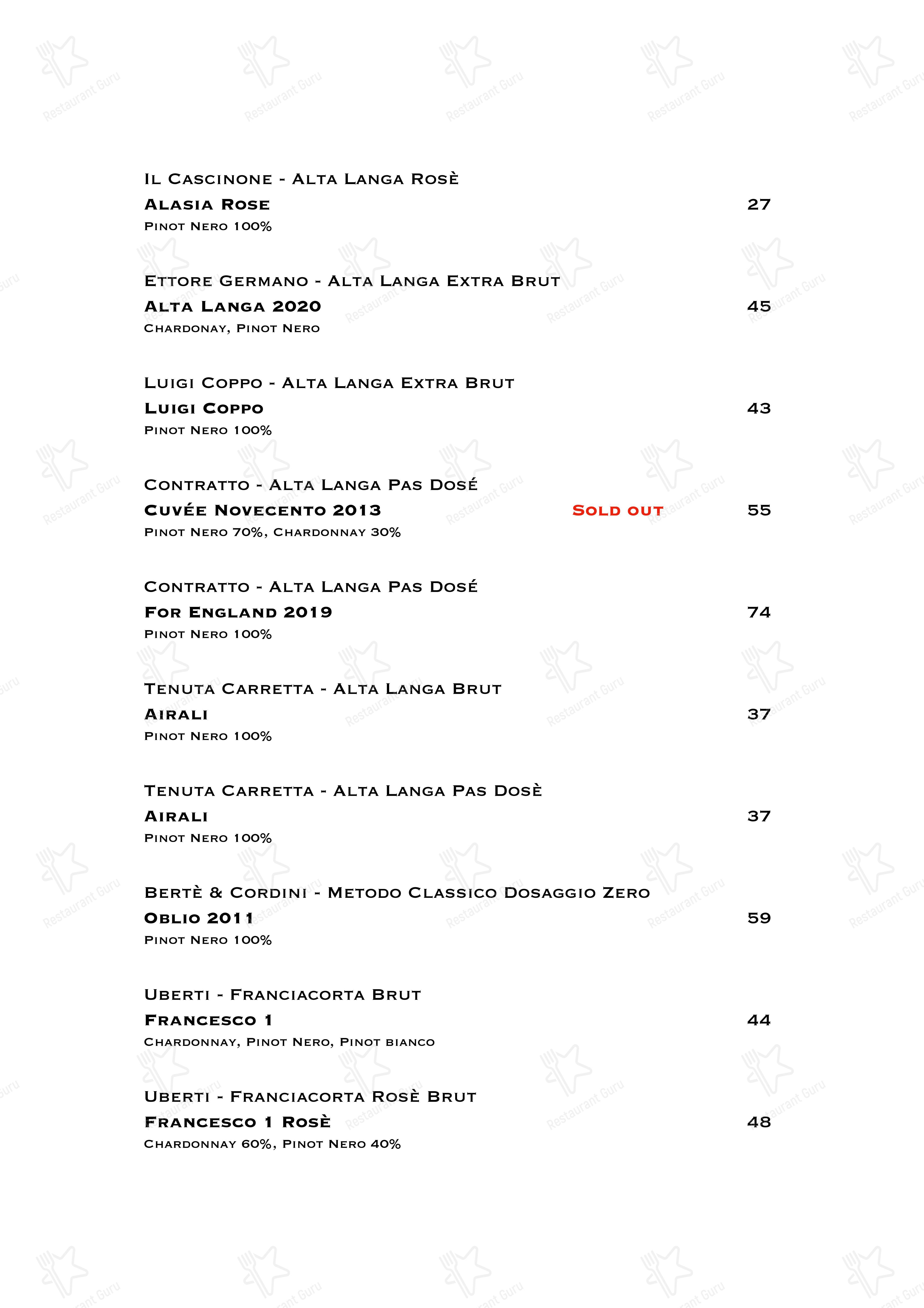 Ristorante Boccon DiVino in Gallarate - Menu