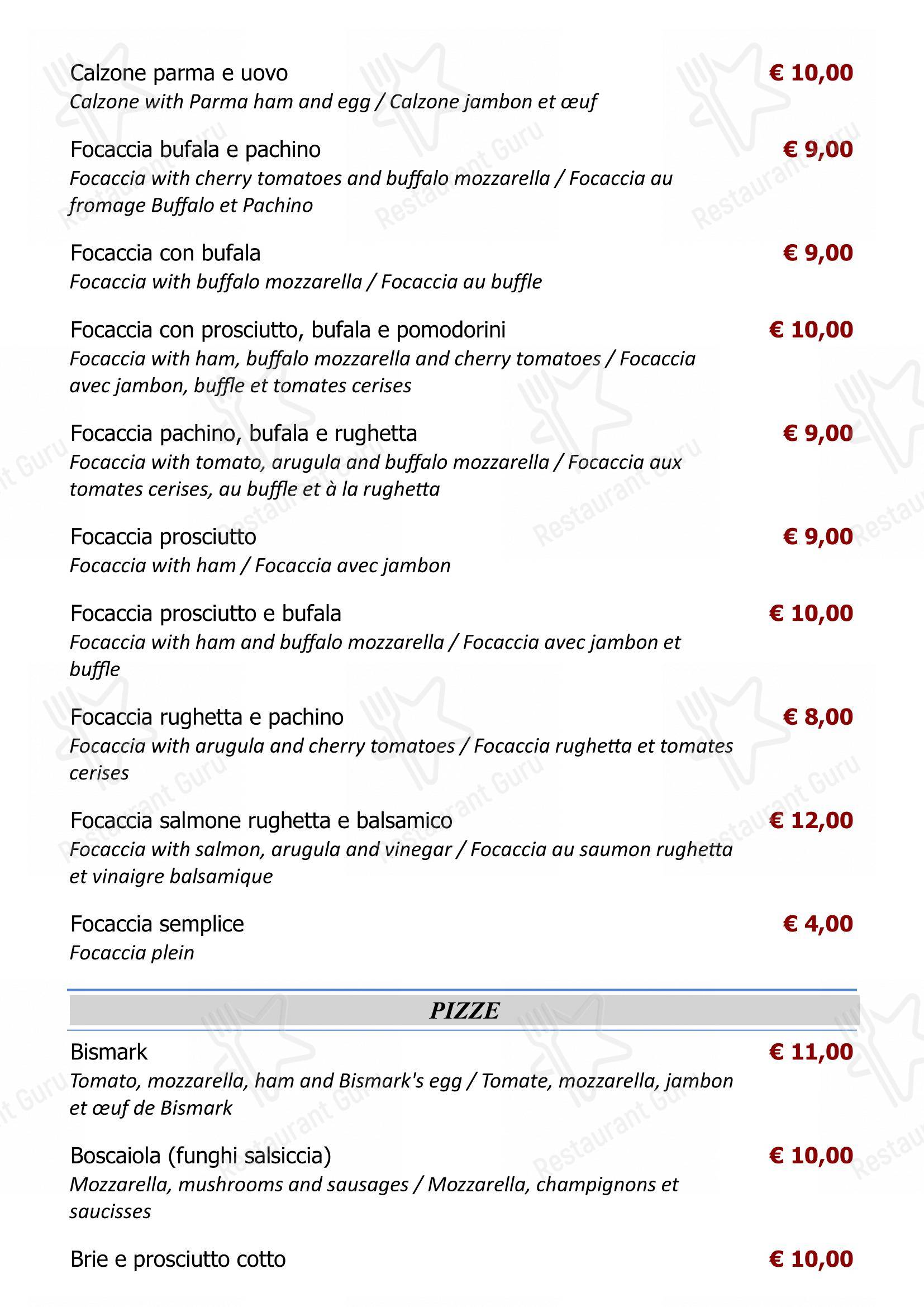 Menu di Ristorante Capperi! - Menu