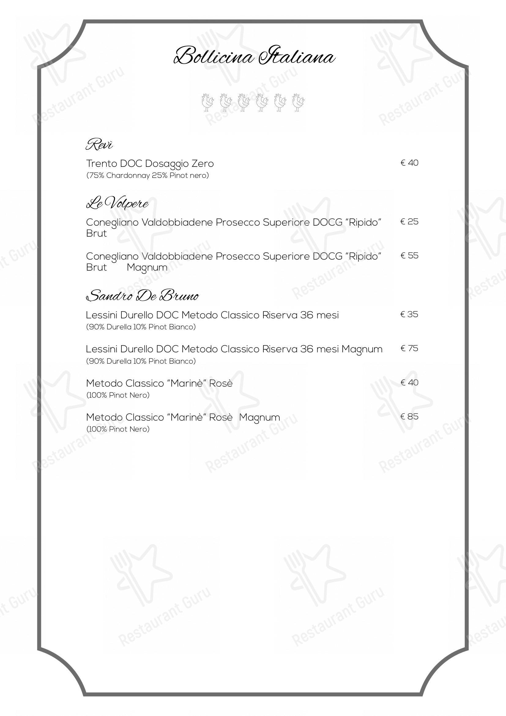 Casa Galloni 1669 in Borgosesia - Menu