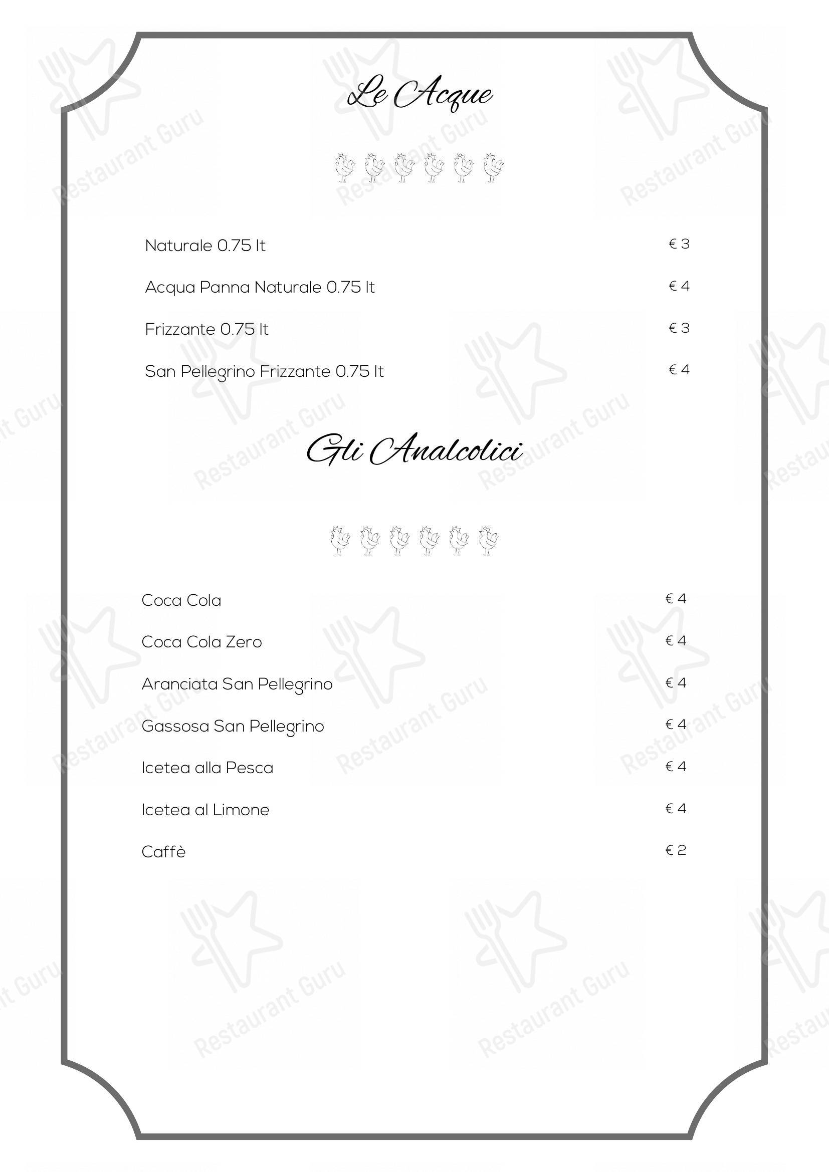 Menu per Casa Galloni 1669 ristorante