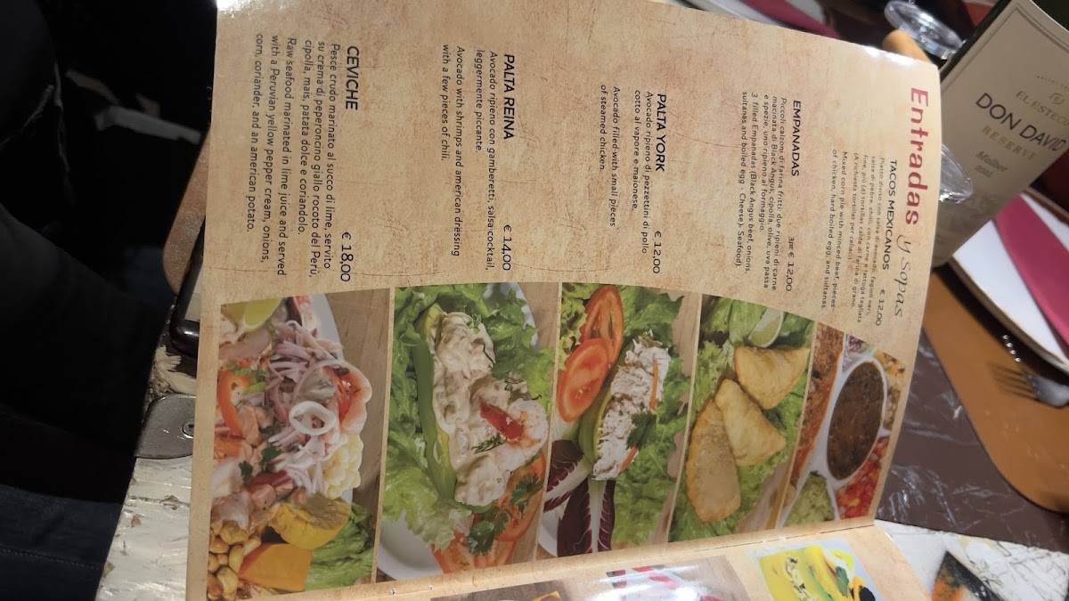 Menu di Ristorante Churrasco - Chacarero 