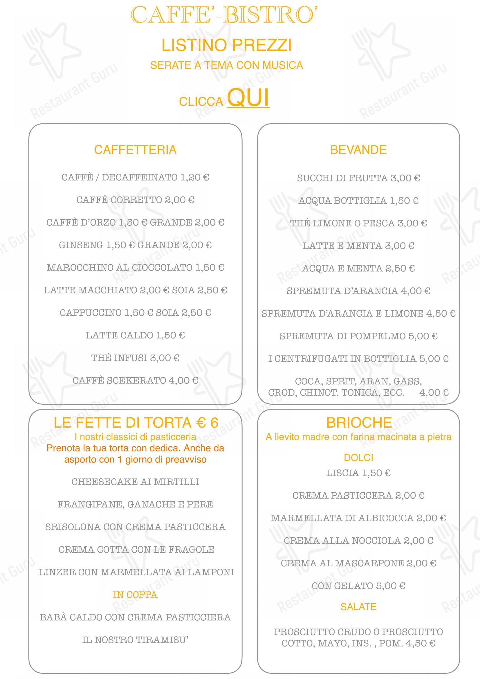 Ristorante Cristian Magri in Settimo Milanese - Основное меню