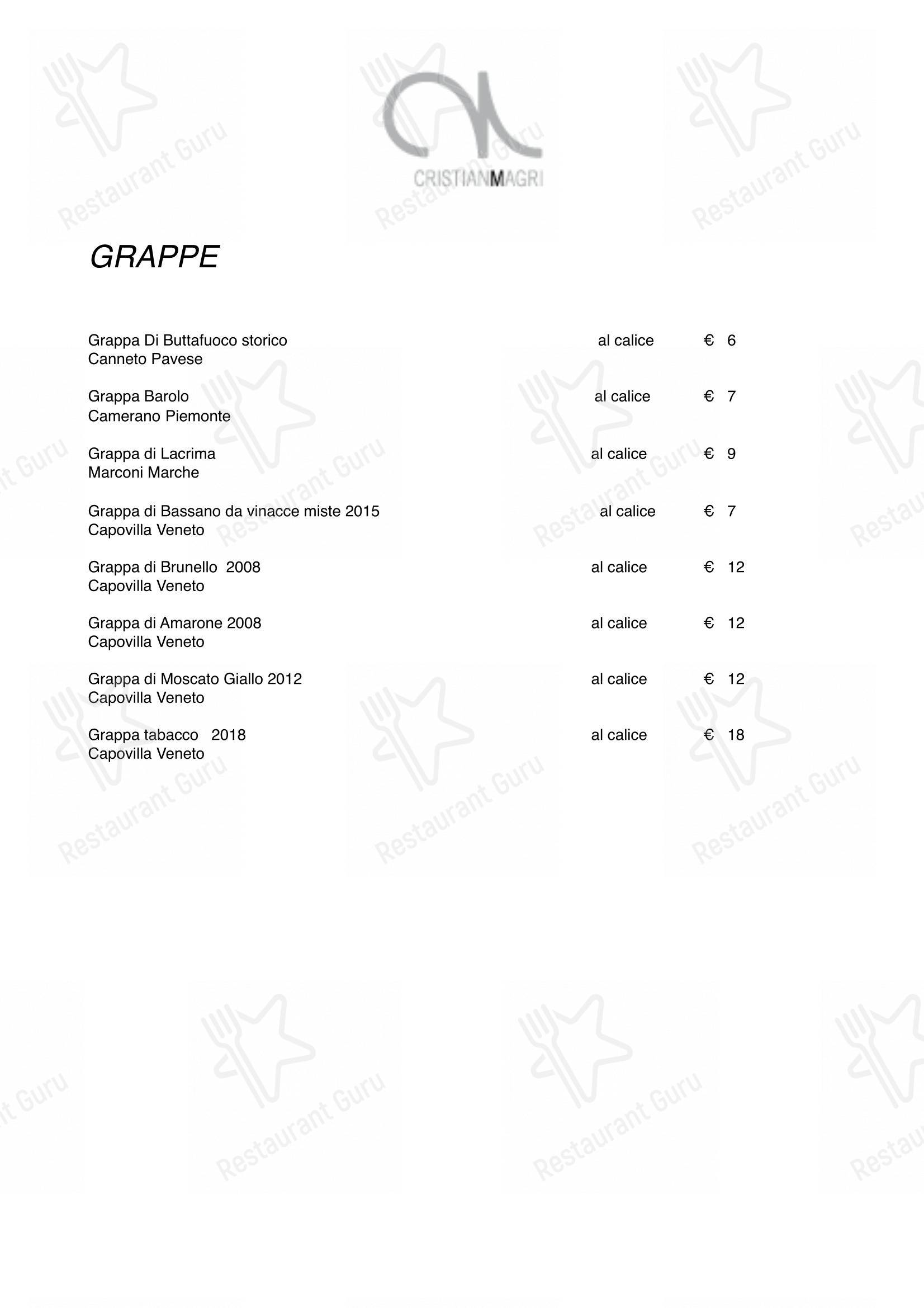 菜单 per Ristorante Cristian Magri in Settimo Milanese