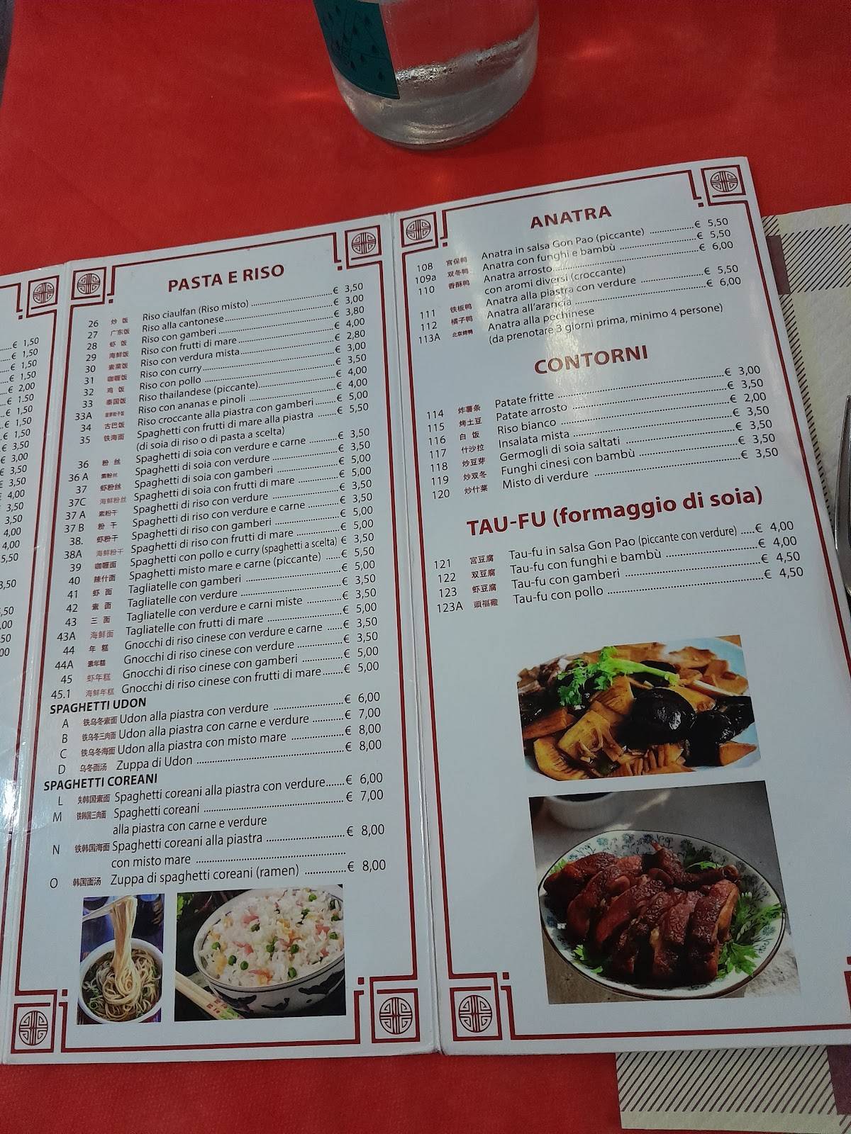 Menu di Ristorante Drago Cinese 