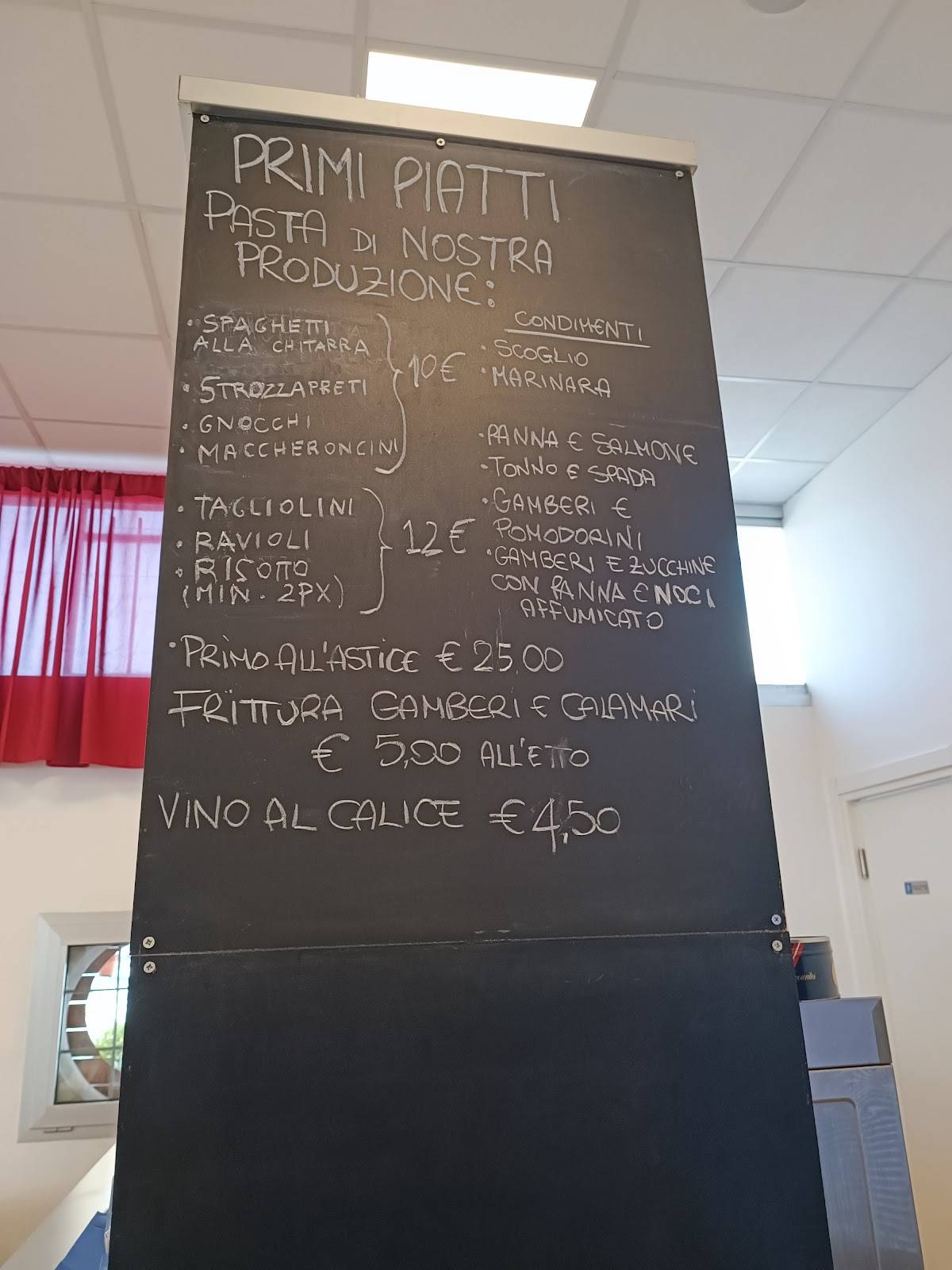 Menu di Ristorante Gastronomia Pescheria Grotta Rossa 
