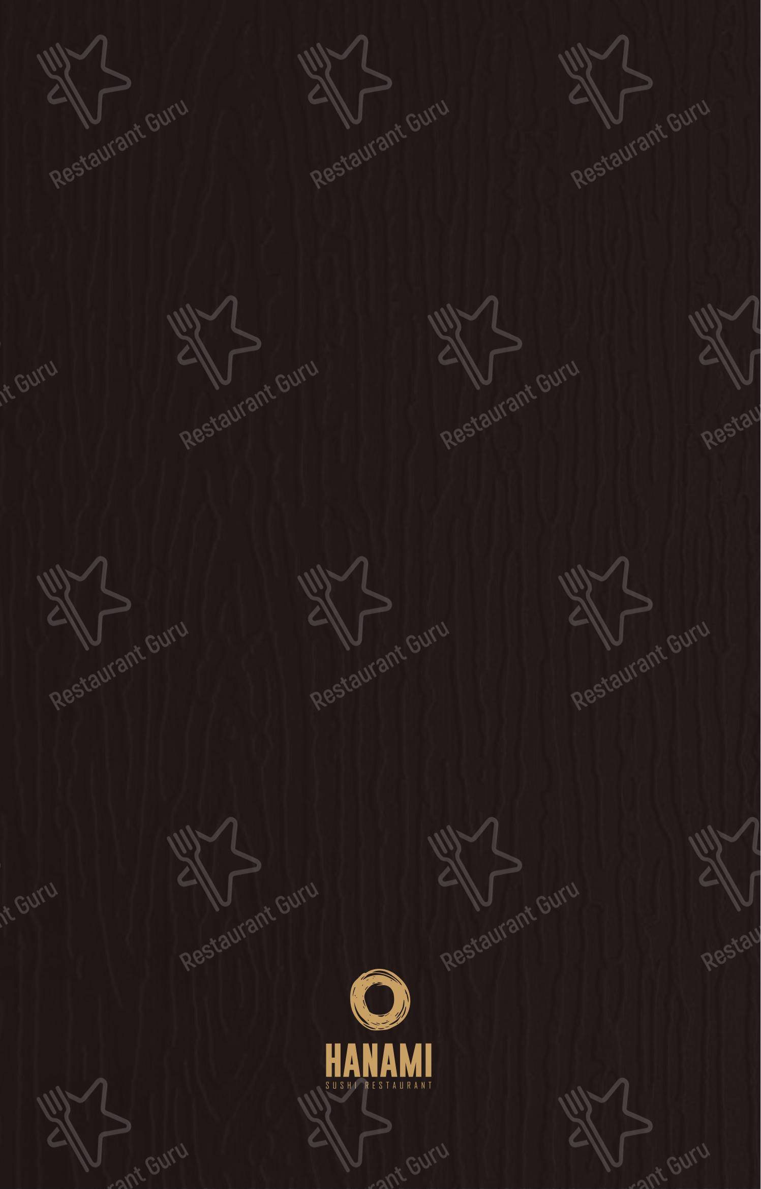 Menu di Ristorante Giapponese Hanami Parma - 菜单