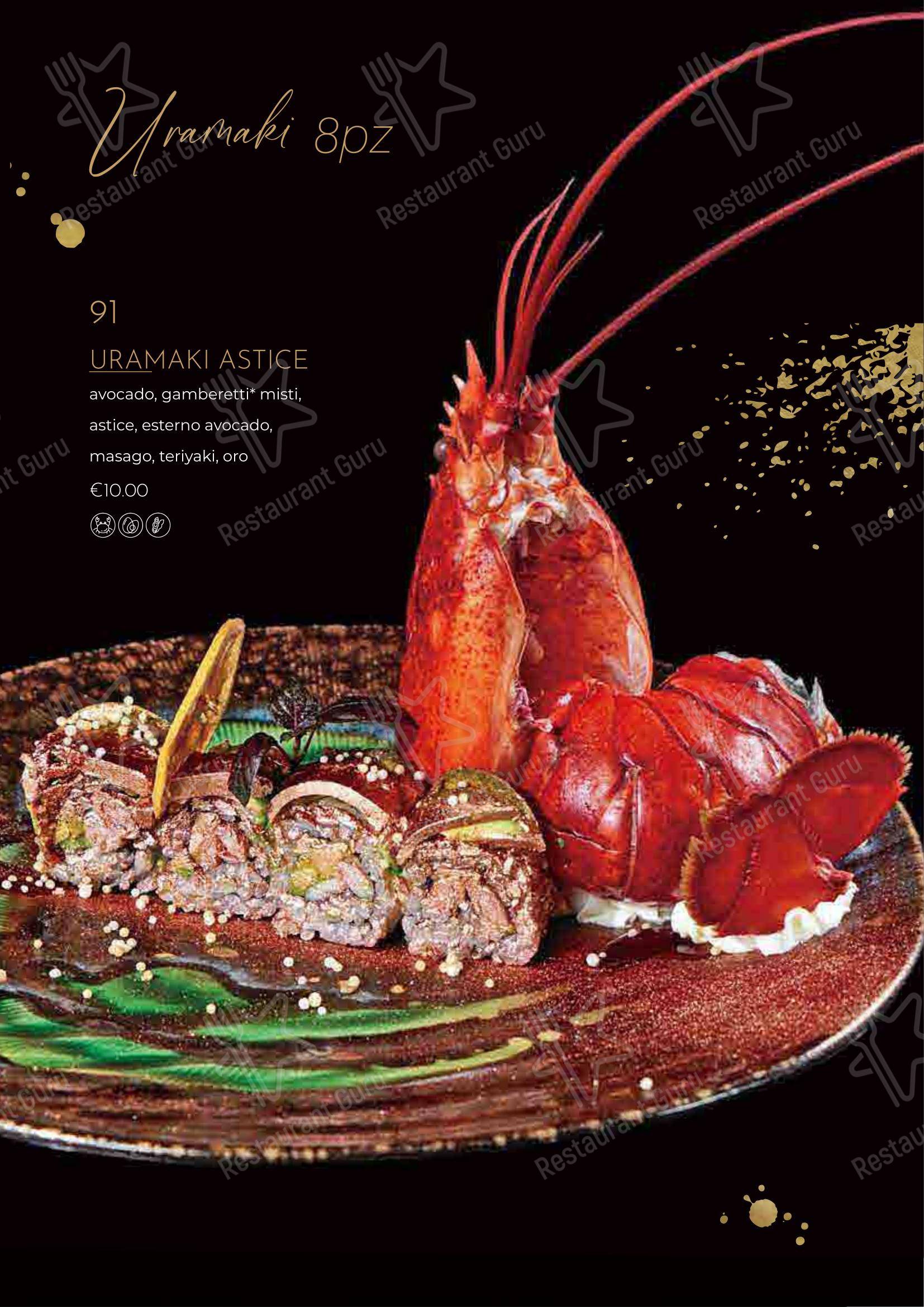 Menu di Ristorante Giapponese Hanami Parma - Menu