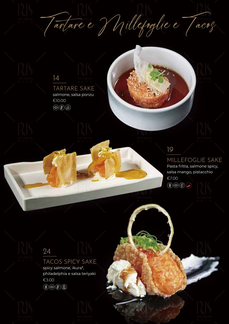 Menu di Ristorante Giapponese Hanami Parma 