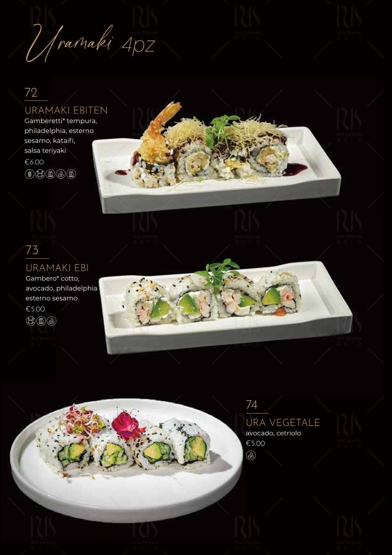 Menu di Ristorante Giapponese Hanami Parma 