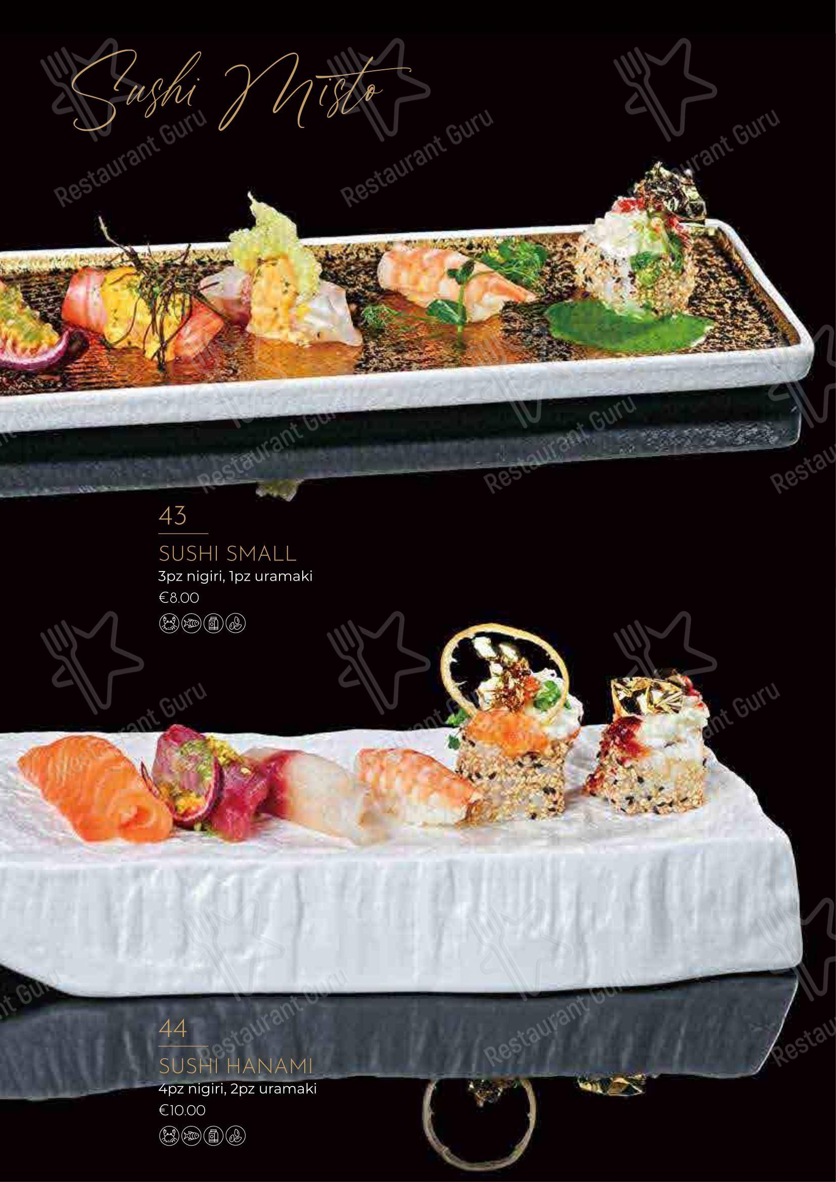 Menu per Ristorante Giapponese Hanami Parma in Parma