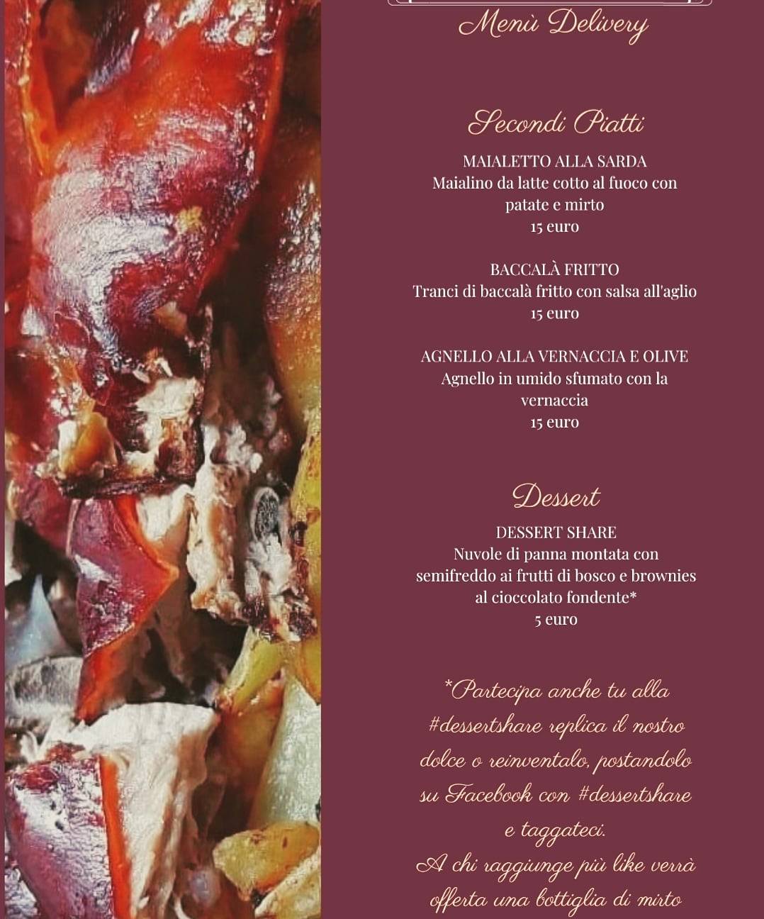 Menu di Ristorante Hotel Villa Magnolia Predosa 