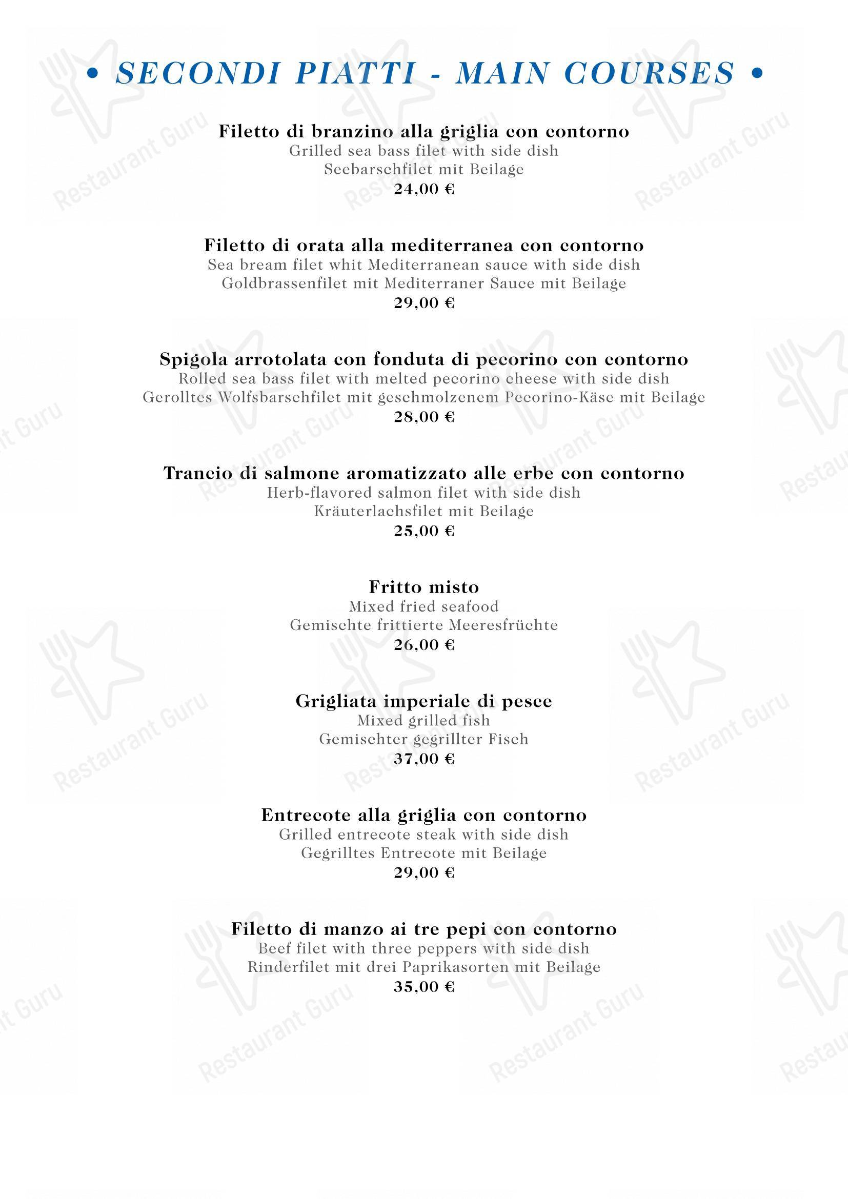 Menu di Ristorante La Grolla Menaggio - Menu