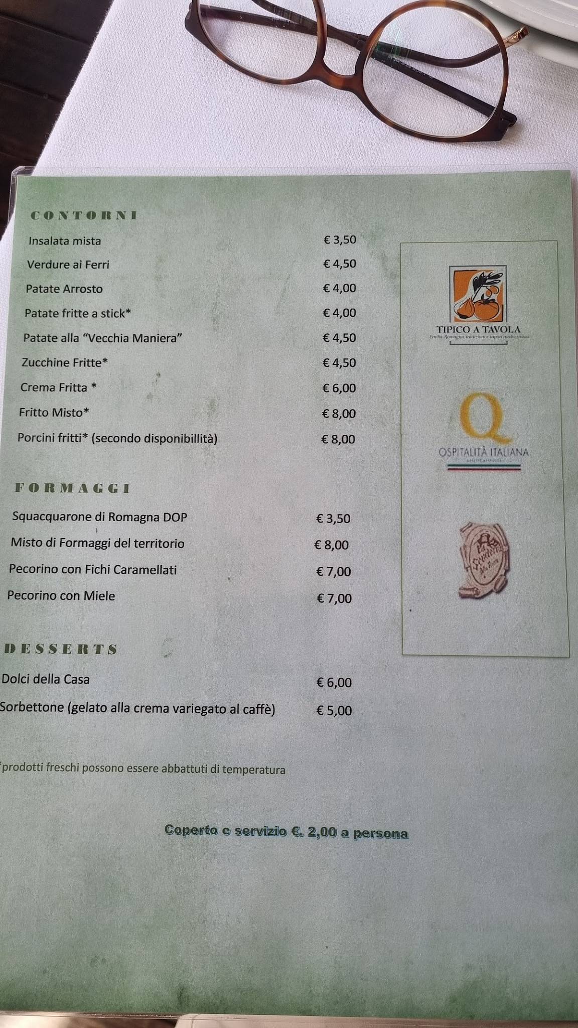 Menu di Ristorante La Scuderia 