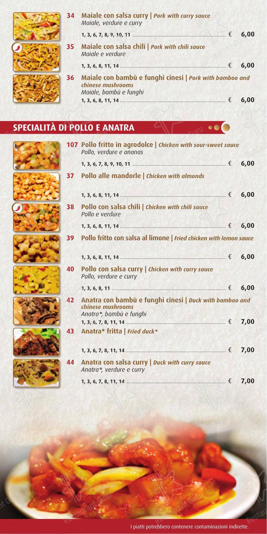 Ristorante Lotus in Rozzano - Menu