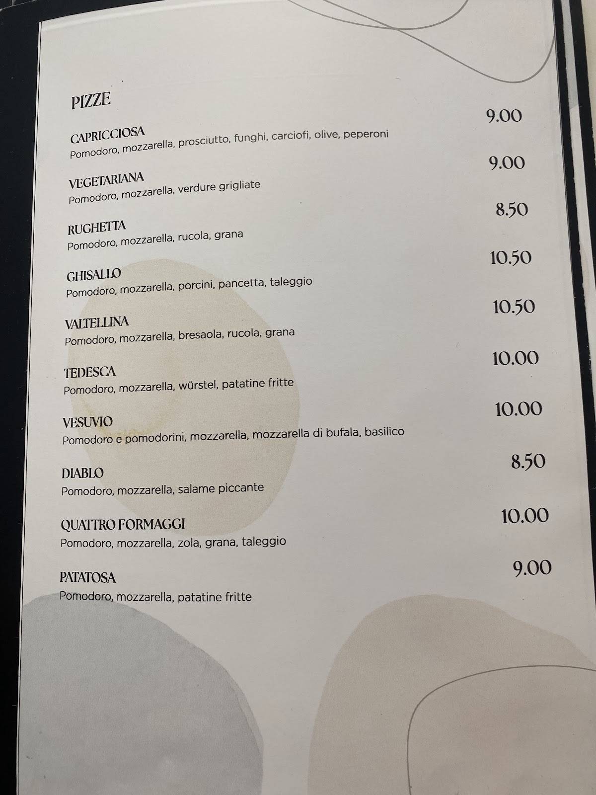Menu di Ristorante Magrej 