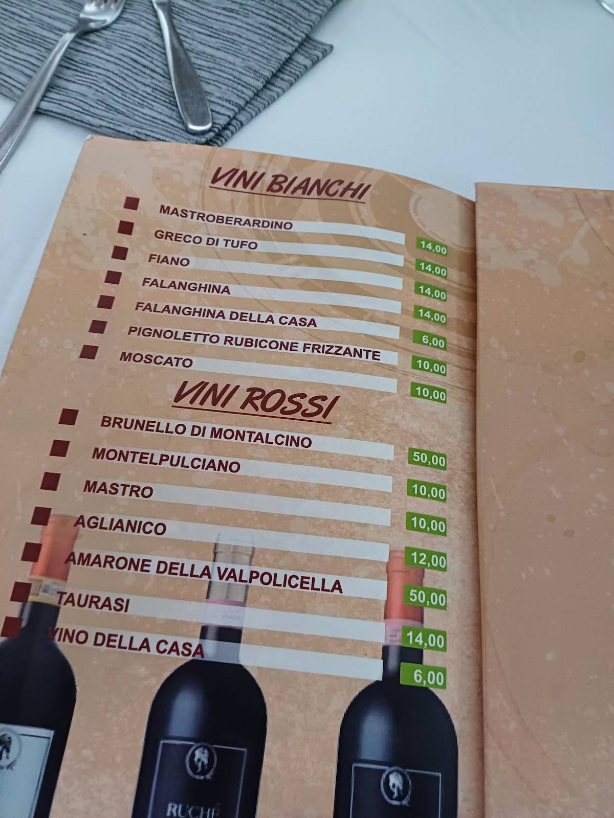 Menu di Ristorante Pizzeria Ever Green 