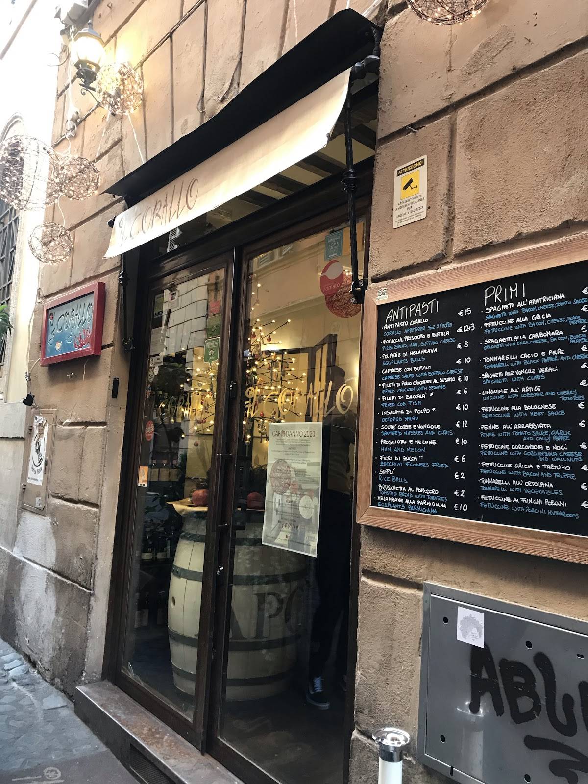 Menu di Ristorante pizzeria Forno a Legna 12 apostoli 