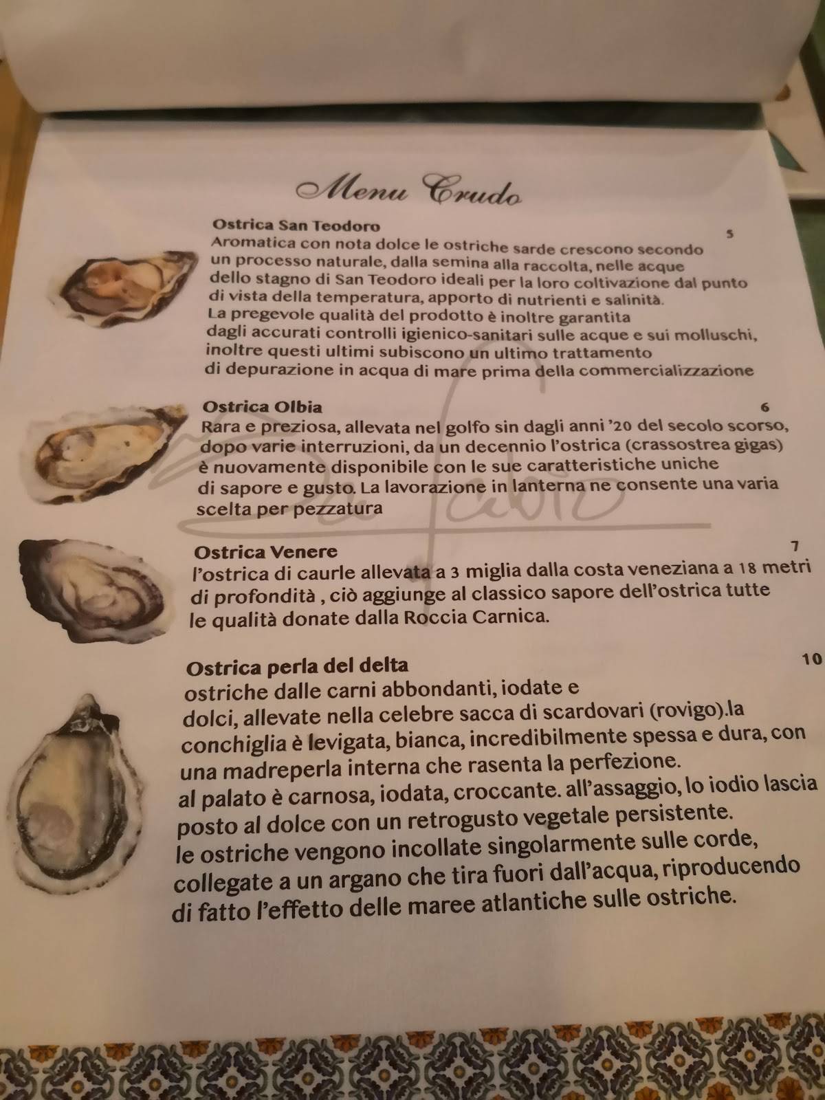 Menu di Ristorante da Fabio 