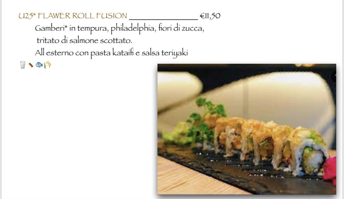 Menu di Ristorante giapponese Měi Shí Taste different 