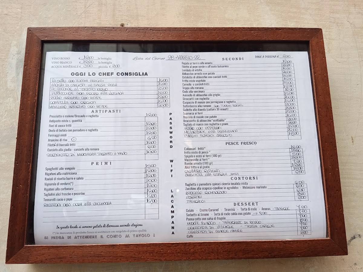 menu-at-ristorante-la-campana-rome