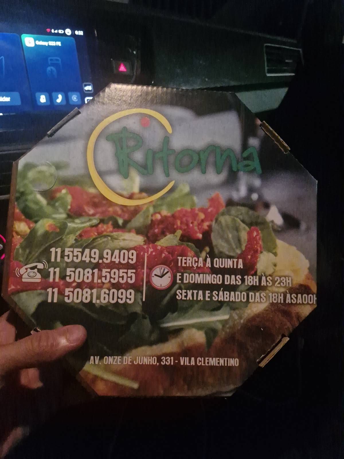 Ritorna Pizzas cardápio