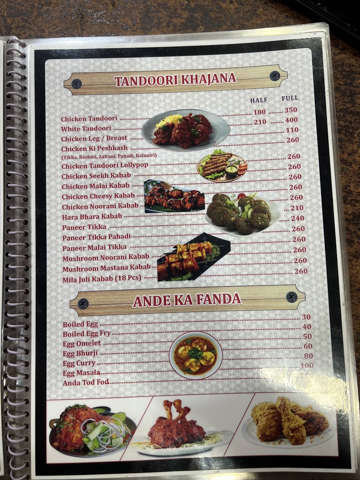 Rk'S Kitchen menu