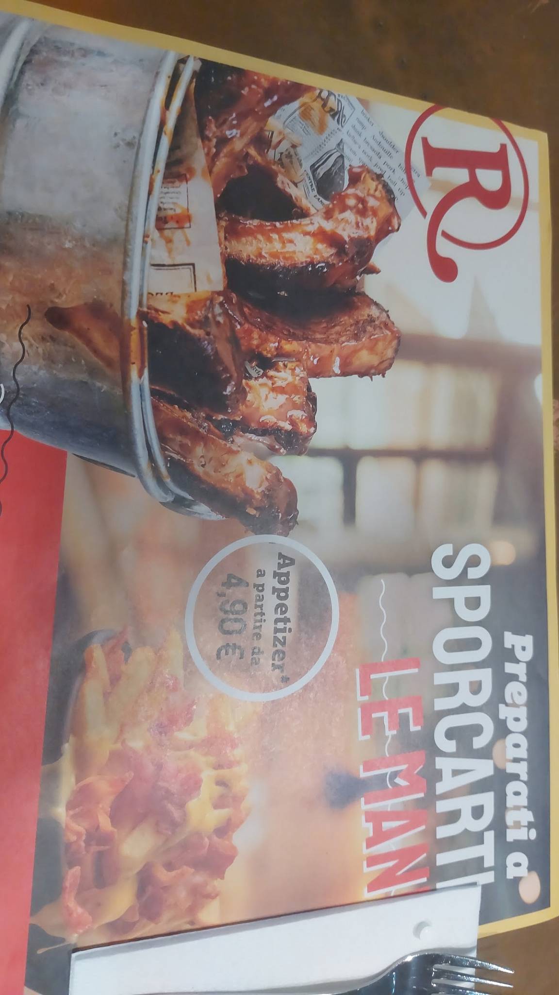 Menu di Roadhouse Restaurant Modena Victoria 