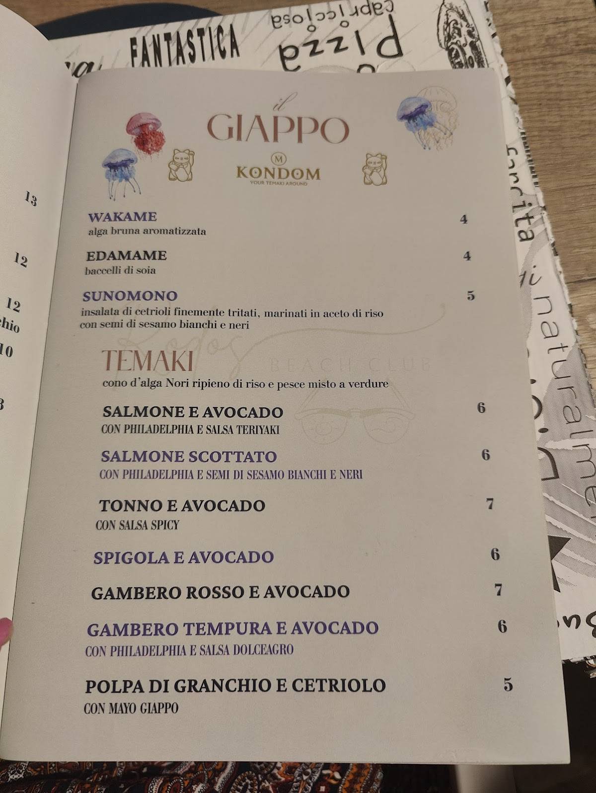 Menu di Rodos 