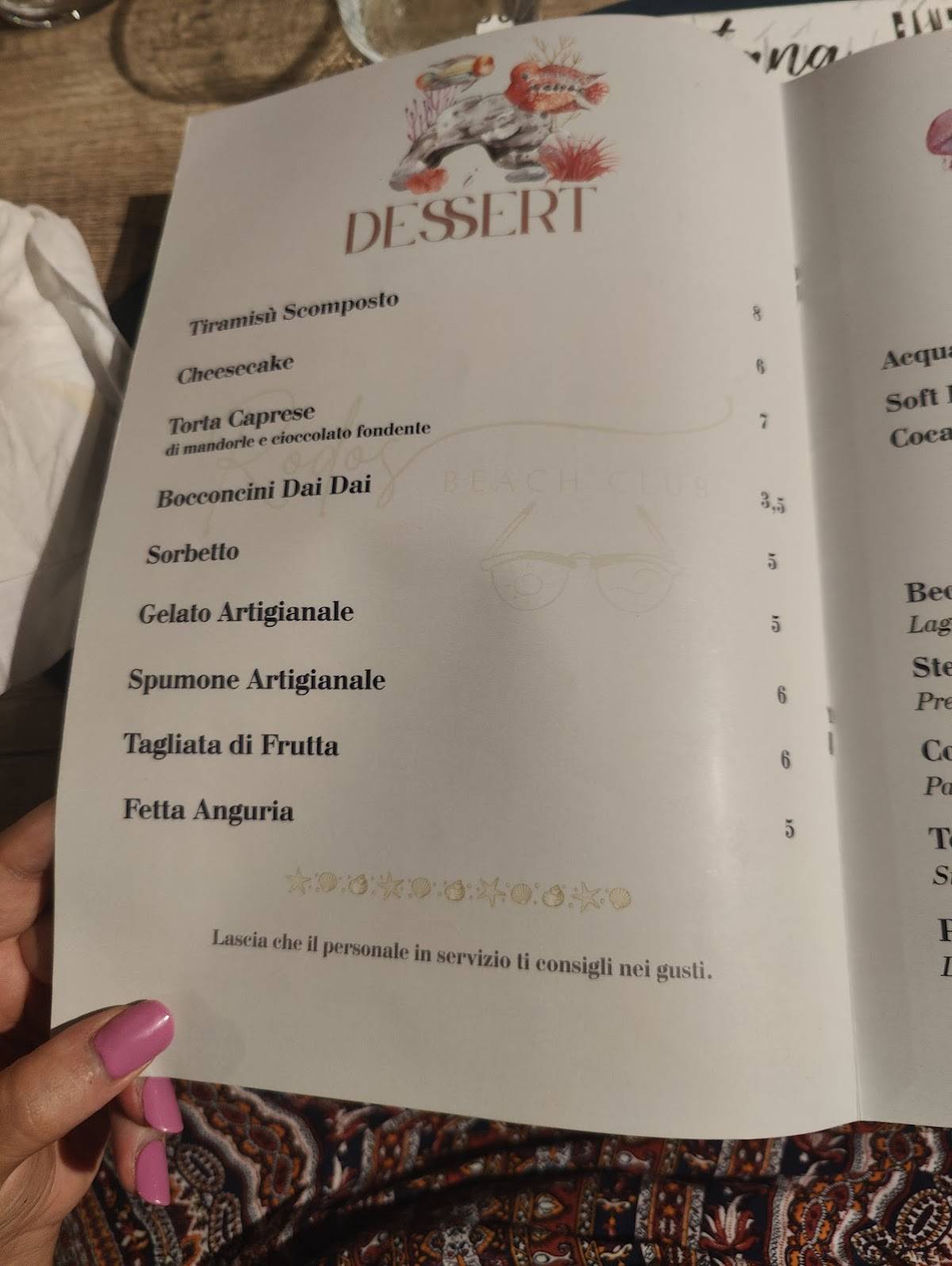 Menu di Rodos 