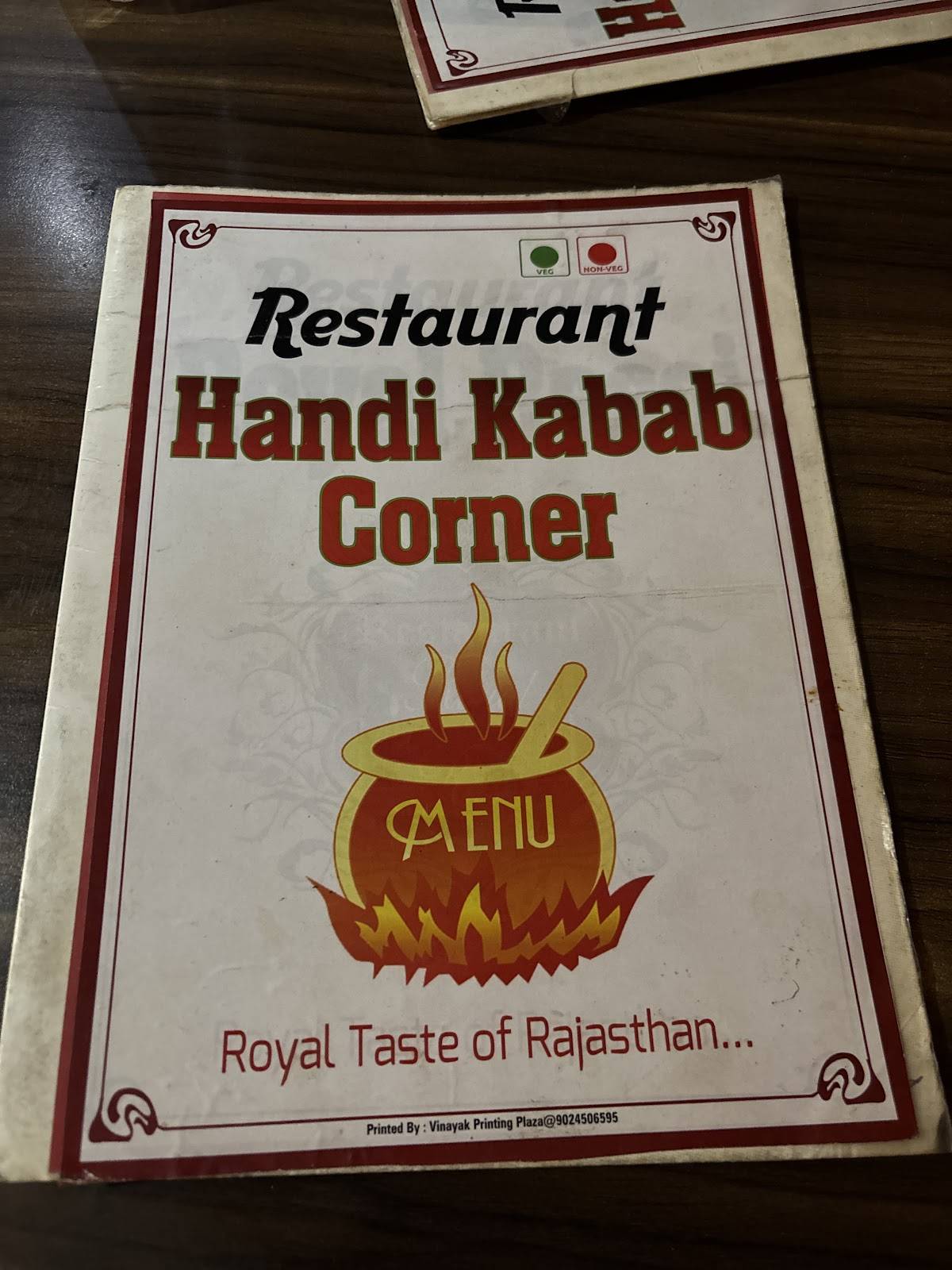 Royal Rasoi Restaurant menu