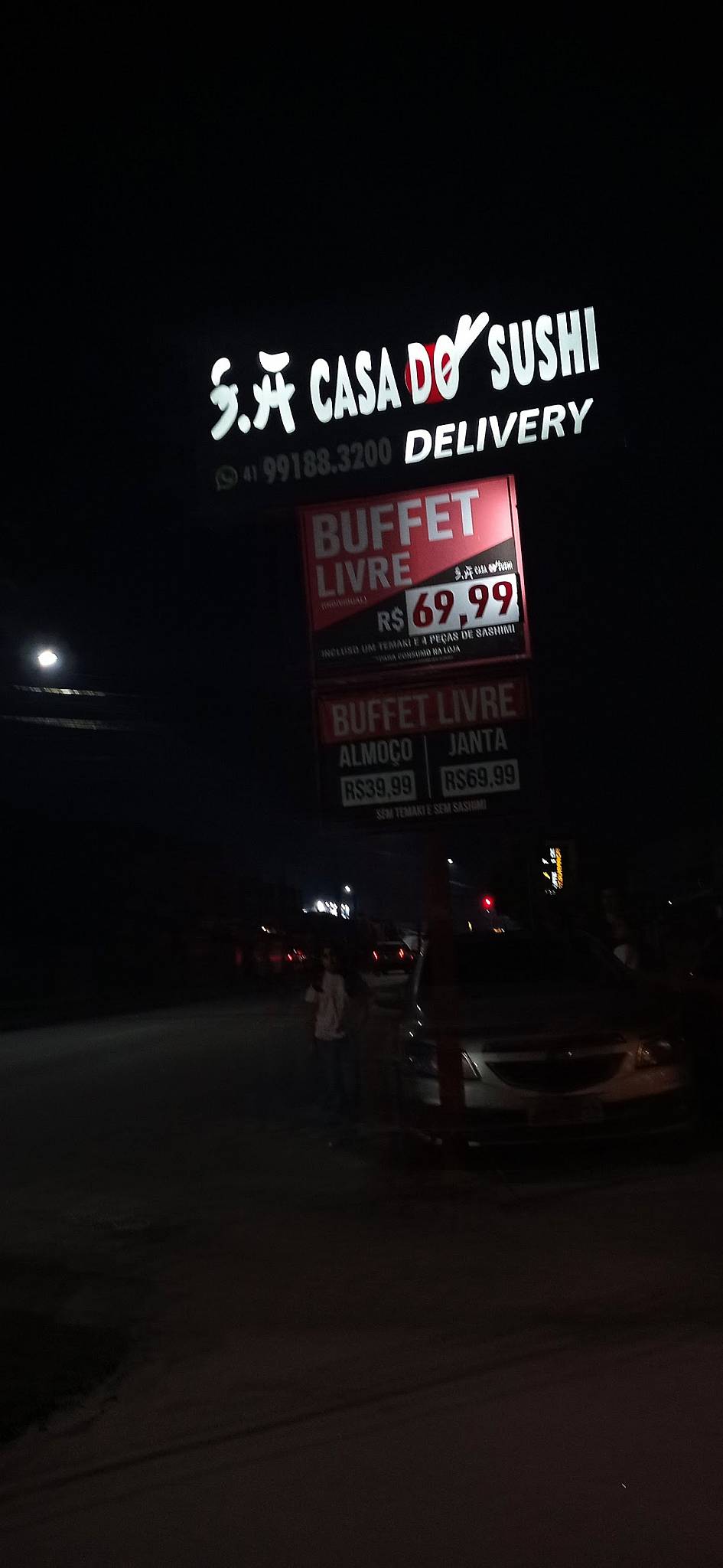 S.a Casa Do Sushi Paranaguá cardápio