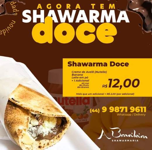 SHAWARMARIA A BRASILEIRA cardápio