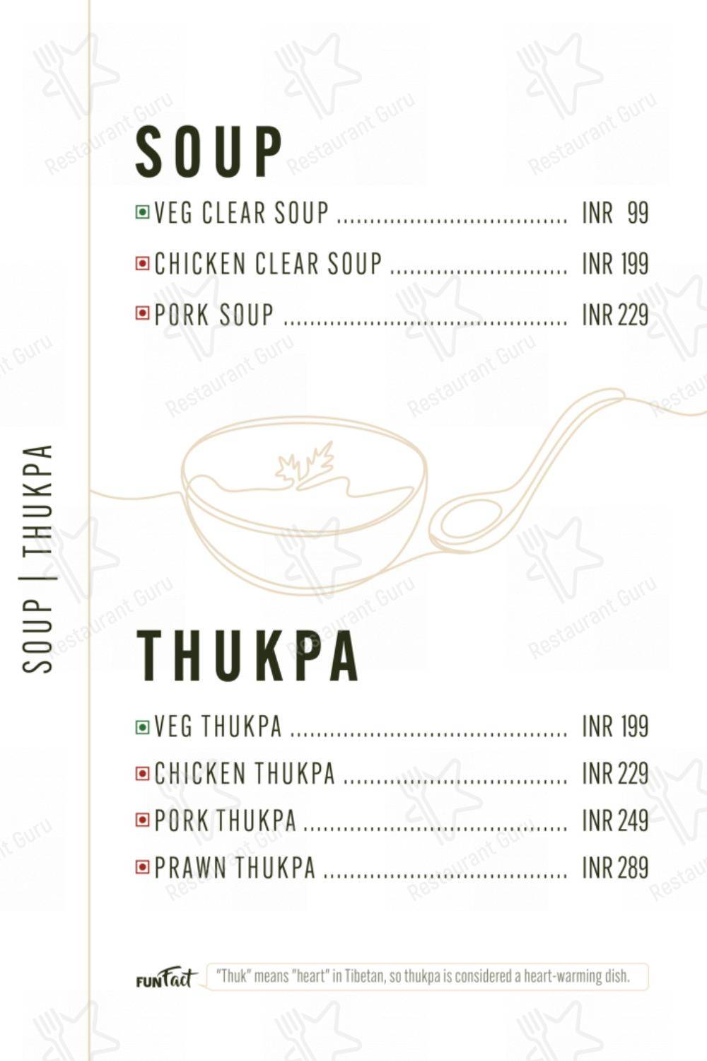SINGJU,Juhu Tara Road - Menu