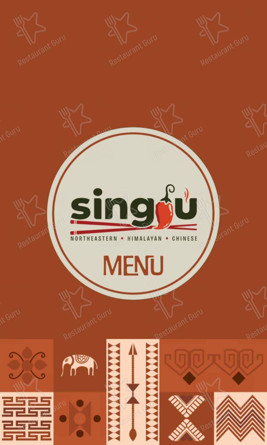 Menu for SINGJU,Juhu Tara Road in Mumbai