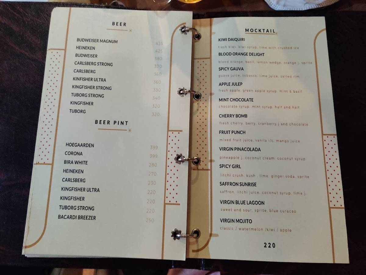 Saiemaa's Family Dining And Bar menu