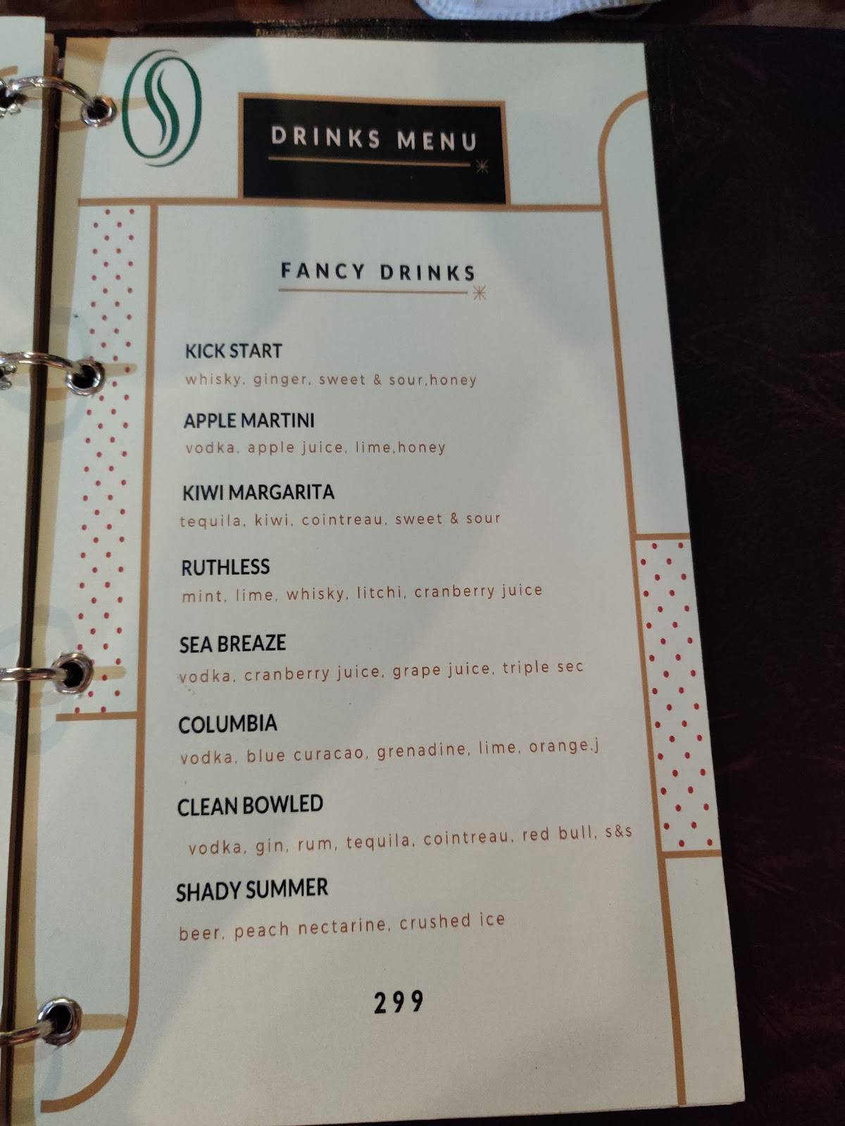 Saiemaa's Family Dining And Bar menu