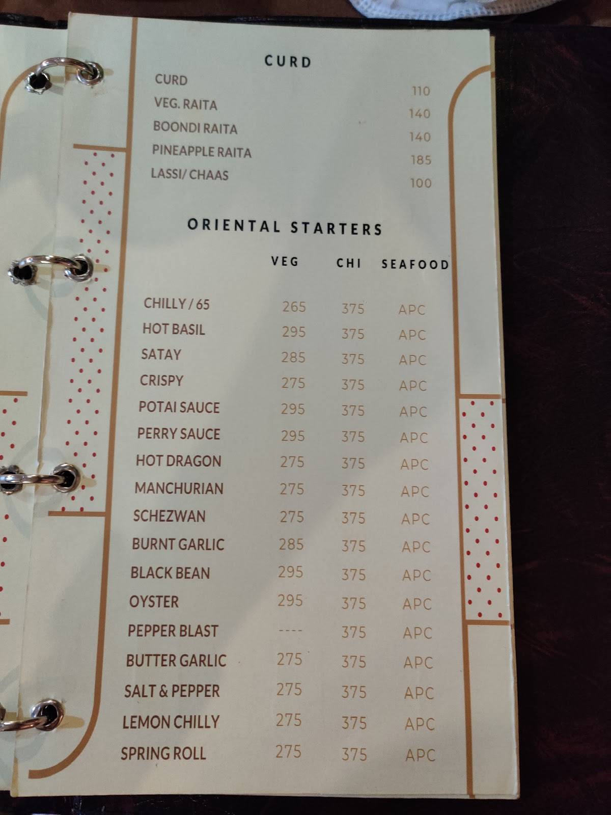 Saiemaa's Family Dining And Bar menu