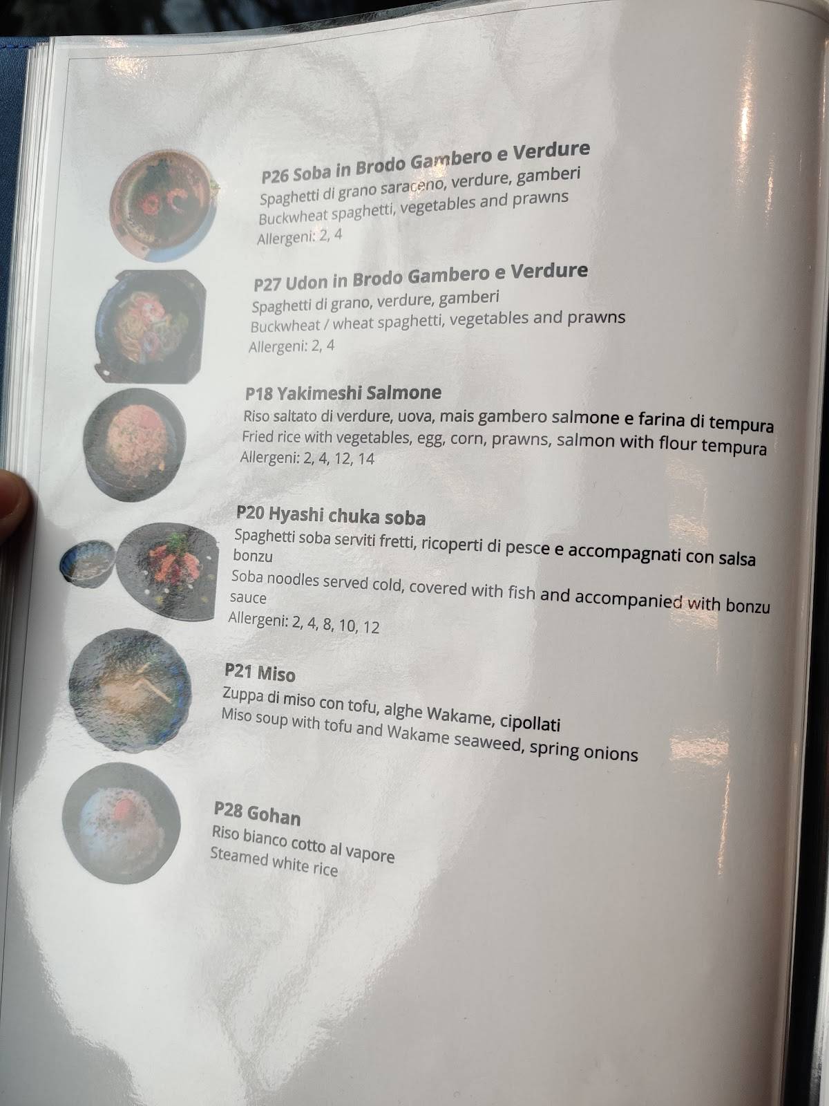 Menu di Sakura Ristorante Giapponese Sesto 