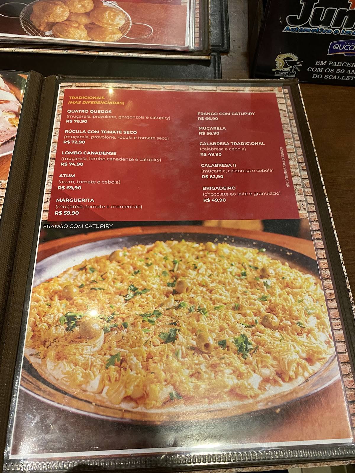 Scallet Restaurante e Pizzaria cardápio